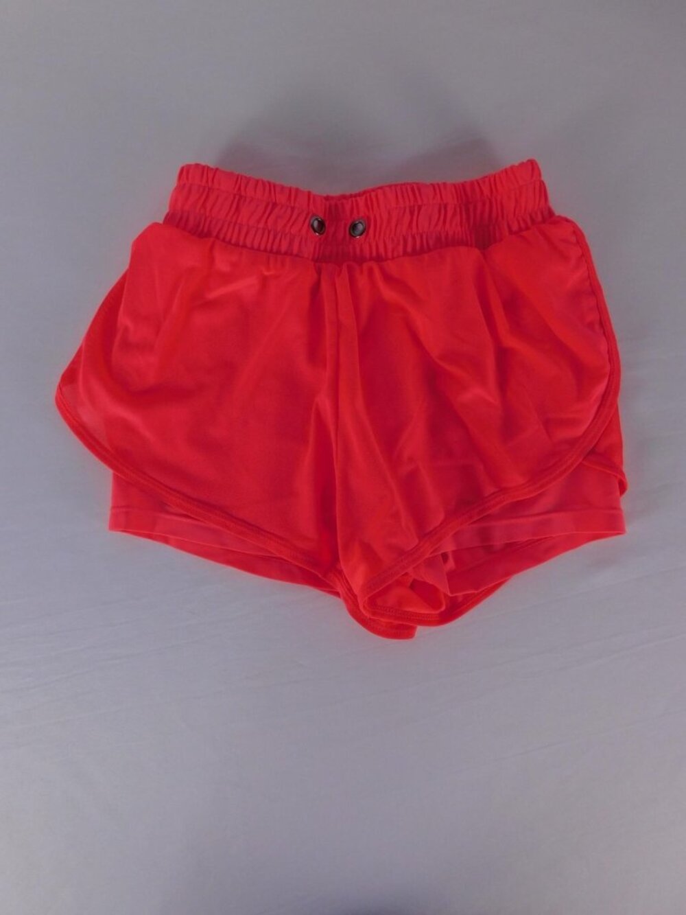 Purple Pixies Running Shorts Womens XS Orange Lined Elastic Waist Lightweight